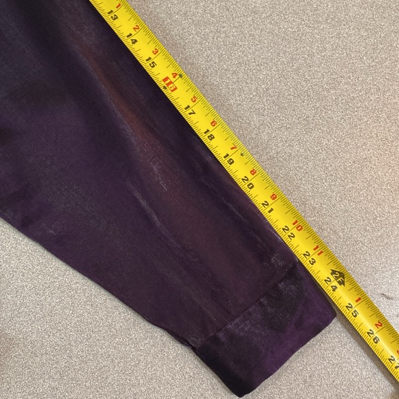 Venezia jeans Co. - shiny purple blouse. Size 18/20 - Picture 8 of 8